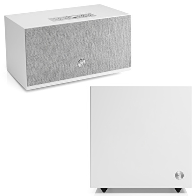 Audio Pro C10 MKII White Hoparlör, Audio Pro SW-5 Subwoofer Müzik Sistemi
